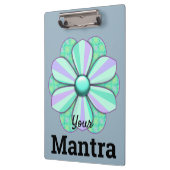 Porte-bloc Personnaliser Jolie conception de fleurs (Gauche)