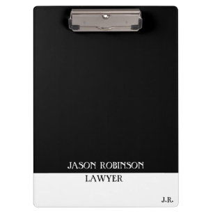 Porte-bloc Personnaliser le porte - bloc noir-blanc