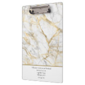 Porte-bloc Personnaliser l'entreprise Marbre gris blanc or (Gauche)
