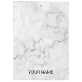 Porte-bloc Personnaliser Marbre blanc (Dos)