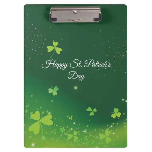 Porte-bloc Personnaliser Nom Et Photo St. Patrick's Day Green (Devant)