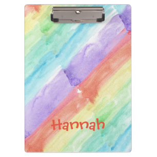 Porte-bloc Personnalisez le Motif d'aquarelle transparente