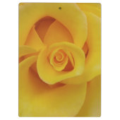 Porte-bloc Pétales de rose jaune romantiques (Dos)