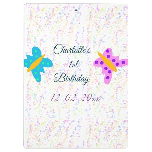 PORTE-BLOC PETIT ANNIVERSAIRE DE CUTIE (Dos)