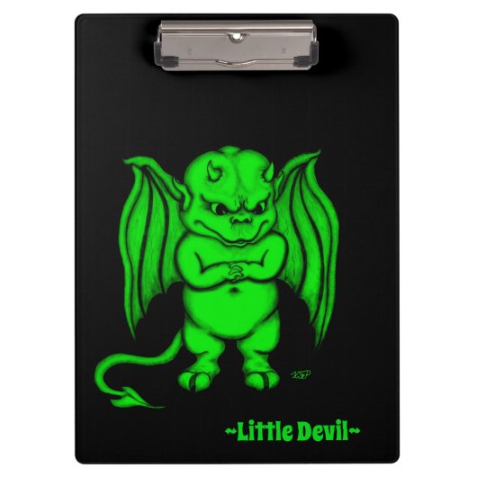 Porte-bloc Petit méchant diable (Devant)