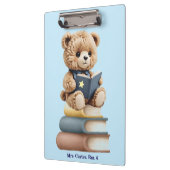 Porte-bloc Petit ours lisant (Gauche)