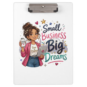 Porte-bloc Petite Entreprise Grands Rêves Entrepreneuriale Fi