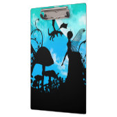 Porte-bloc Petite fée mignonne avec le dragon (Gauche)