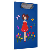 Porte-bloc Petite fille dans le jardin (Swatch)