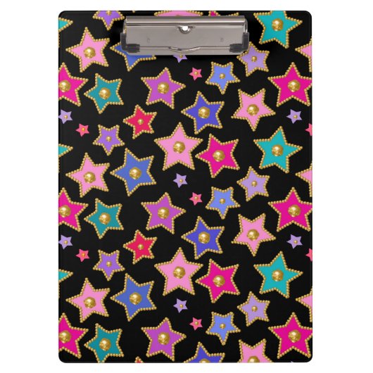 PORTE-BLOC PETITES ÉTOILES EMBELISÉES (Devant)