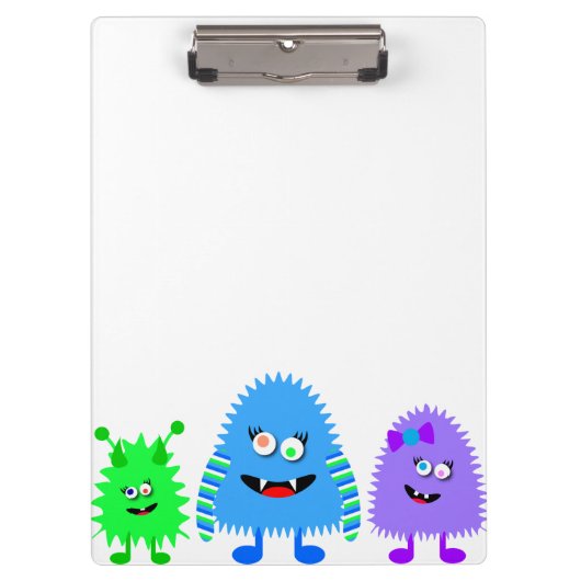 Porte-bloc Petits monstres mignons (Devant)