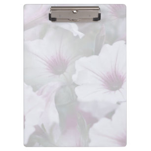 Porte-bloc Pétunias Rose Et Blanc