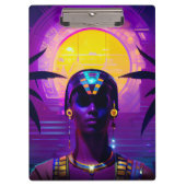 Porte-bloc Pharaon Synthwave (Devant)