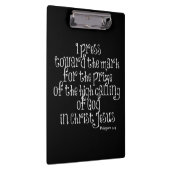 Porte-bloc Philippiens 3.14 Verse de la Bible (Swatch)