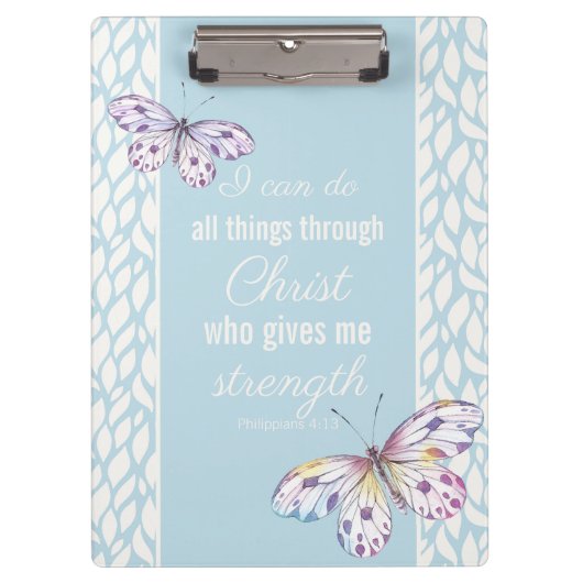 Porte-bloc Philippiens 4:13 Couverture de la flotte de papill (Devant)