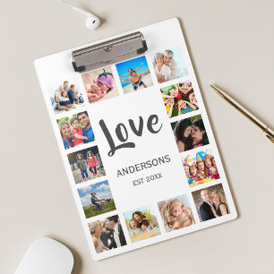 Porte-bloc Photo Custom Family Collage Personnalité de White