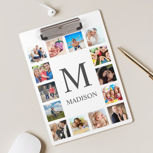 Porte-bloc Photo Custom Family Collage Personnalité de White
