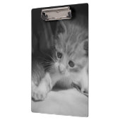 Porte-bloc Photo de Kitten noir et blanc (Gauche)