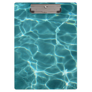 Porte-bloc Photo d'eau de piscine sarcelle aqua