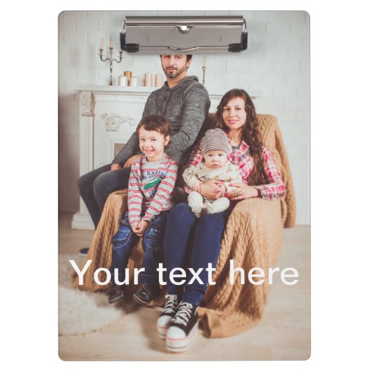 Porte-bloc Photo et/ou texte faits sur commande (Devant)