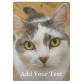 Porte-bloc Photo Et Texte Personnalisés (Dos)