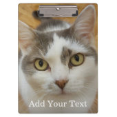 Porte-bloc Photo Et Texte Personnalisés (Devant)