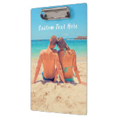 Porte-bloc Photo et texte personnalisés - Votre propre design (Gauche)