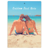 Porte-bloc Photo et texte personnalisés - Votre propre design (Dos)