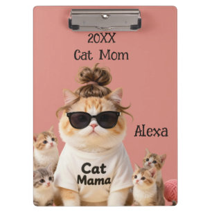 Porte-bloc Photo pour amoureux des chats de maman de chat 202
