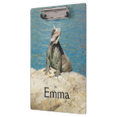 Porte-bloc Photographie de la faune tropicale Iguana à St. Th (Gauche)