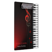 Porte-bloc Piano Abstrait et Clé rouge (Swatch)