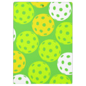 Porte-bloc Pickleball Anniversaire Soirée Sport Vert (Dos)