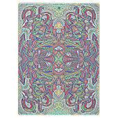 Porte-bloc Pièce de graffiti coloré (Dos)