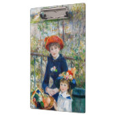 Porte-bloc Pierre-Auguste Renoir - Deux soeurs sur la terrass (Gauche)