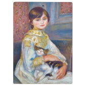 Porte-bloc Pierre-Auguste Renoir - Enfant avec chat (Dos)