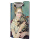 Porte-bloc Pierre-Auguste Renoir - Femme avec chat (Gauche)