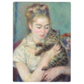 Porte-bloc Pierre-Auguste Renoir - Femme avec chat (Dos)