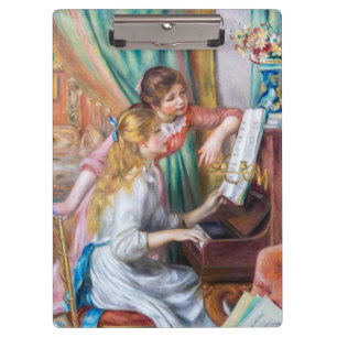 Porte-bloc Pierre Auguste Renoir - Jeunes filles au piano