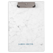 Porte-bloc Pierre de Marbre blanc claire (Devant)