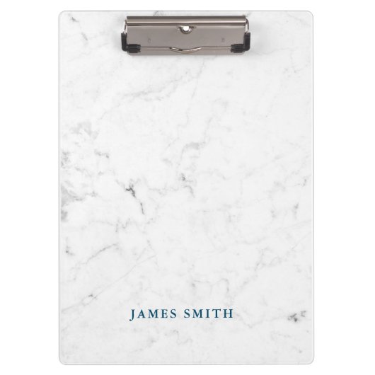 Porte-bloc Pierre de Marbre blanc claire (Devant)