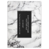 Porte-bloc Pierre de Marbre blanc moderne avec Arrière - plan (Dos)