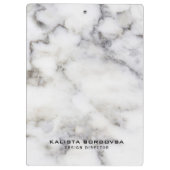 Porte-bloc Pierre grise et Marbre blanc (Dos)