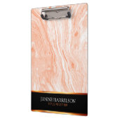 Porte-bloc Pierre Orange Et Marbre blanc (Gauche)