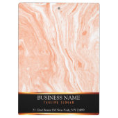 Porte-bloc Pierre Orange Et Marbre blanc (Dos)