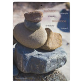 Porte-bloc Pierres de plage chez grand Sur - porte - bloc (Dos)