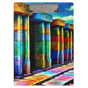 Porte-bloc Pierres psychédéliques