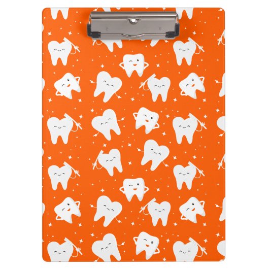 Porte-bloc Pince-notes dentaire dentiste dents (Devant)