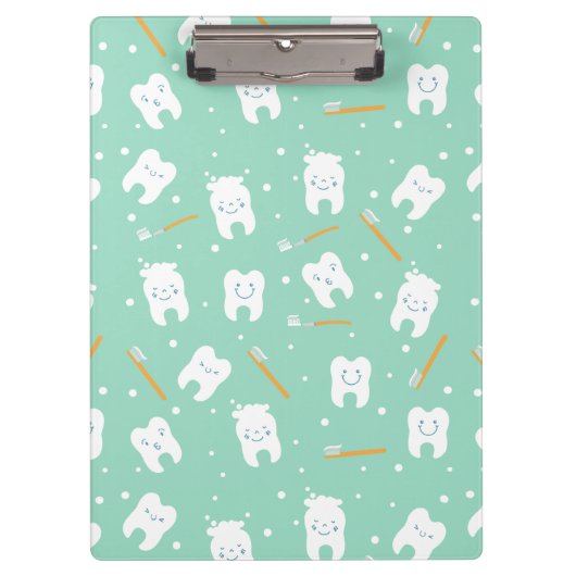 Porte-bloc Pince-notes dentaire dentiste dents (Devant)