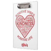 Porte-bloc Pince-notes Vibrations Positives Vie Positive (Gauche)