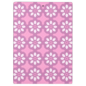 Porte-bloc Pink Blossom Retro Tile Pattern (Dos)
